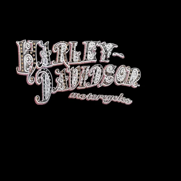 Harley Davidson womens 1/4 zip long sleeve sweatshirt with kangaroo pocket XL - Picture 3 of 7